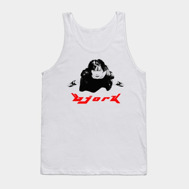 bjork visual art Tank Top by DOGGIES ART VISUAL